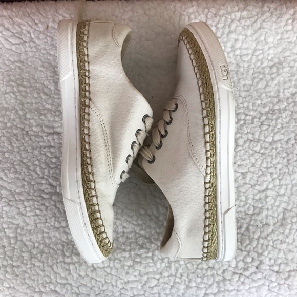 UGG AUSTRALIA EYAN II CANVAS BOAT STYLE SNEAKERS 6 - Picture 5 of 7